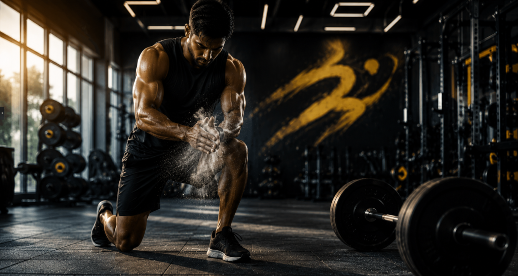 Gym member beginning fitness journey at EliteCore Fitness